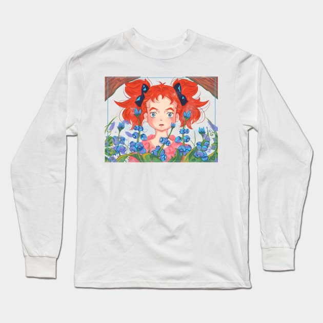 Mary and the witch's flower. Long Sleeve T-Shirt by SharandinaArt